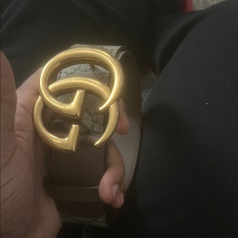 Luxury Gold and Brown Belt